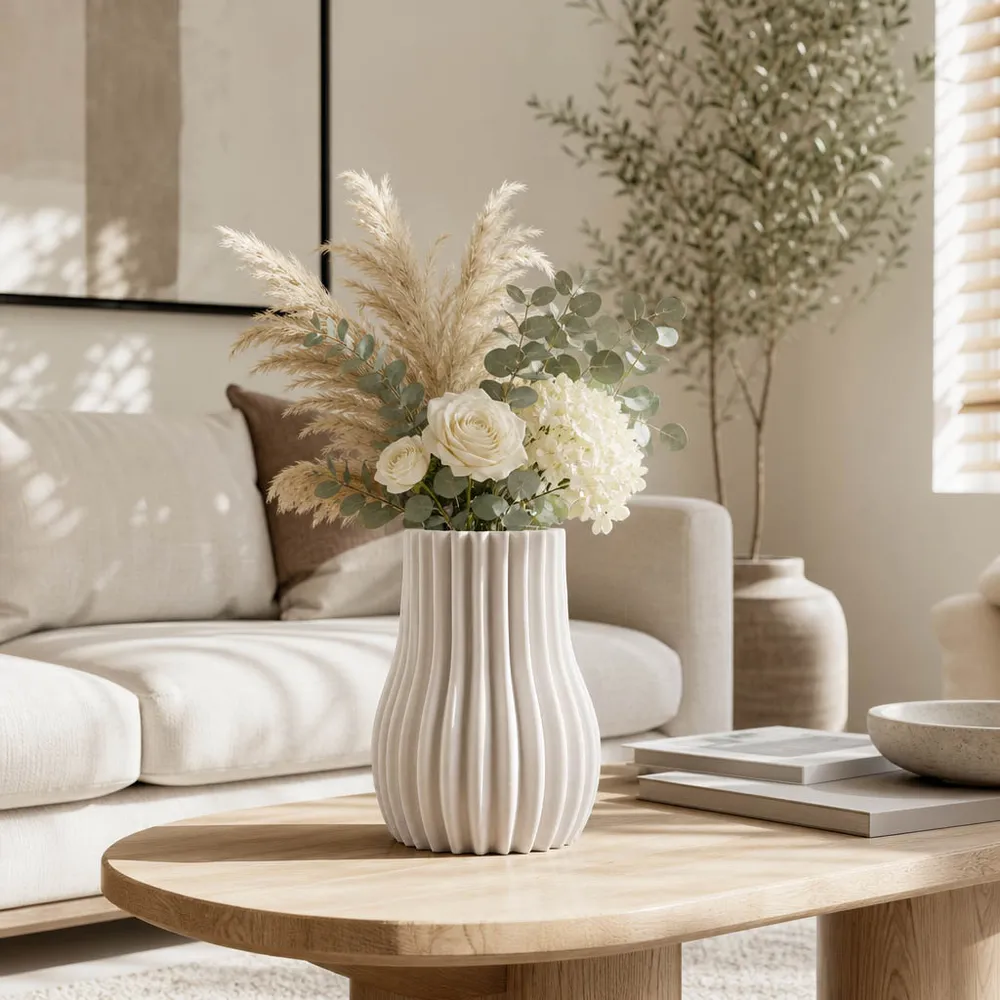 FIONAGROVE IVORY VASE 9 (IN)