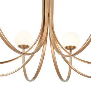 Caroline 54'' Wide 8-Light Chandelier - Brushed Gold 4