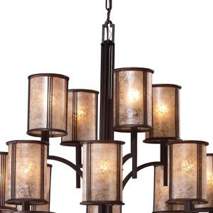 Barringer 50'' Wide 20-Light Chandelier - Aged Bronze 4