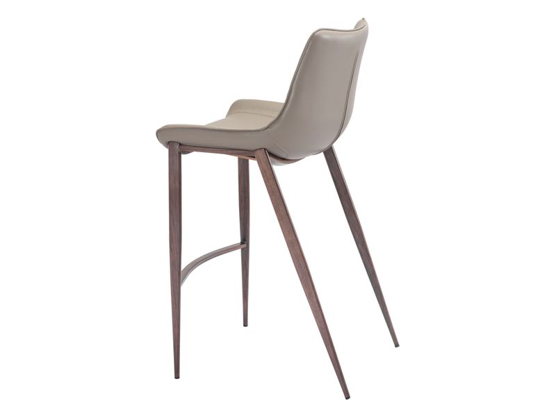 Magnus Barstool Brown & Walnut 6