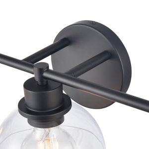 Julian 24'' Wide 3-Light Vanity Light - Matte Black 6