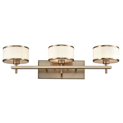 Utica 29″ Wide 3-Light Vanity Light - Satin Brass