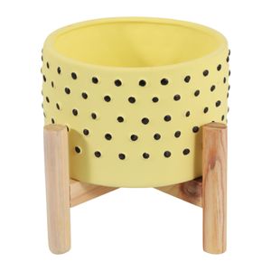 COLECREST YELLOW PLANTER 6 (IN) 6