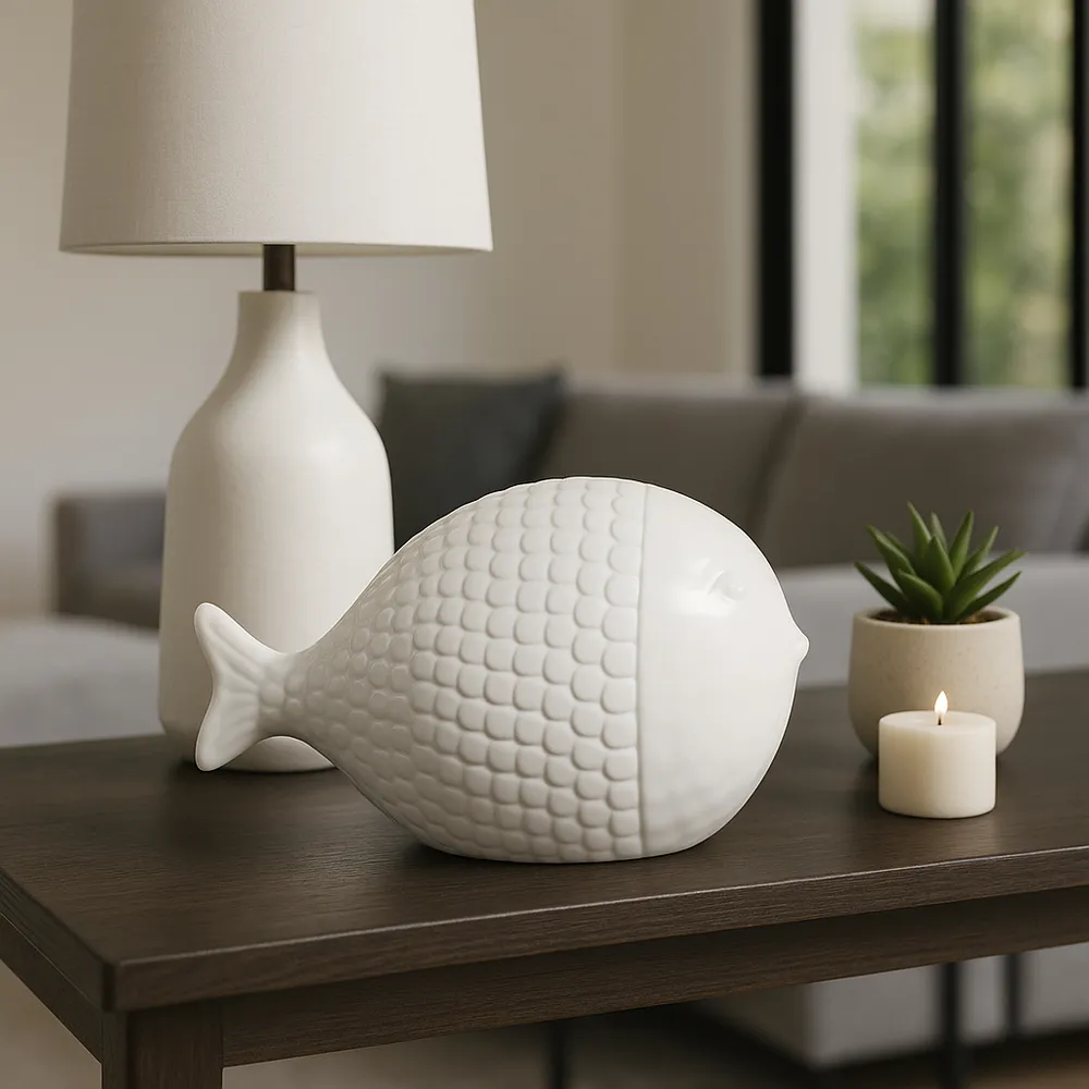 ELLIOTDALE WHITE DECOR 6 (IN)