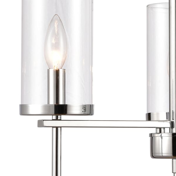 Oakland 19'' Wide 3-Light Chandelier - Chrome