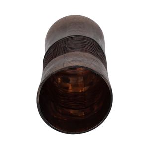HAMDENWAY BRONZE GLASS VASE 11 (IN) 6