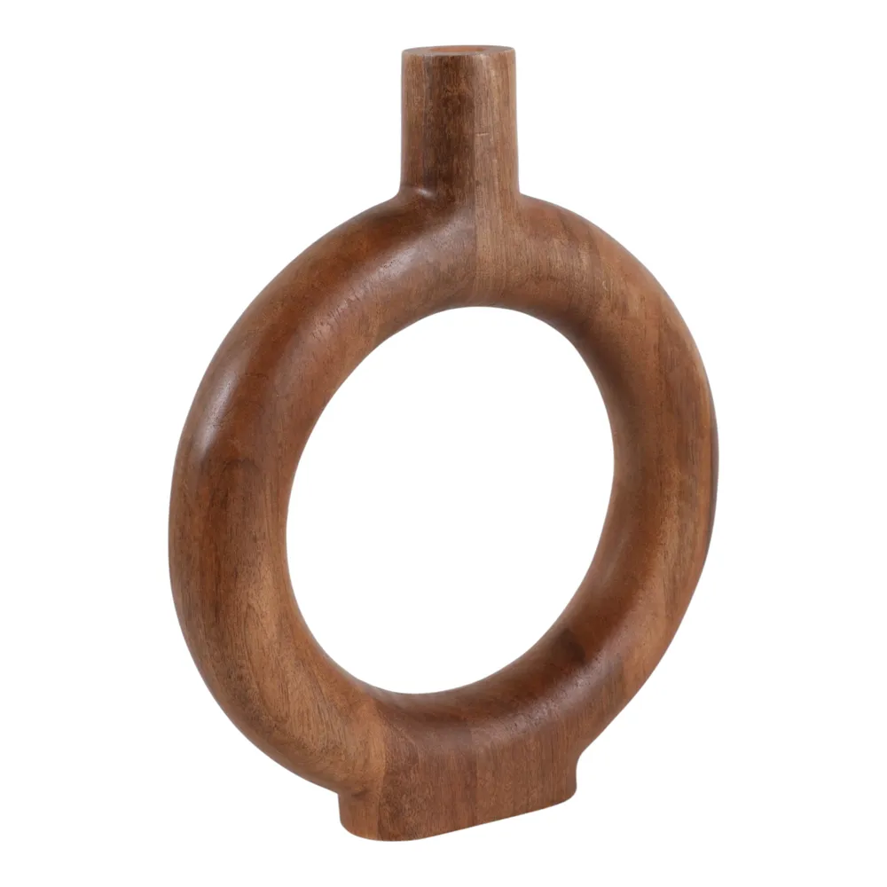 DRAPERWELL BROWN VASE 14 (IN)