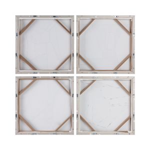 GAIGEOAK SET OF 4 BLACK ART 20 (IN) 7