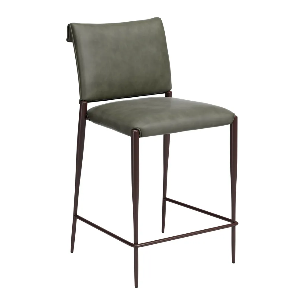 Freesia Counter Stool Olive Green