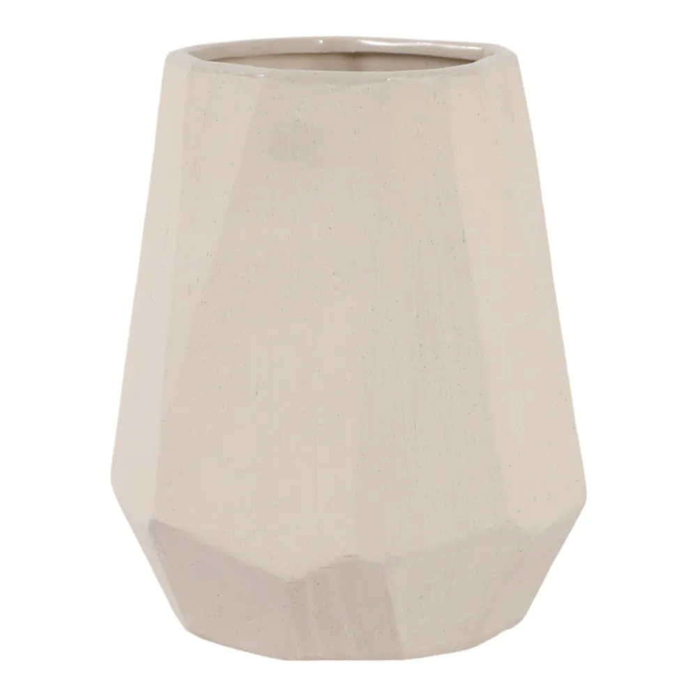 ENOCHWICK WHITE VASE 9 (IN)