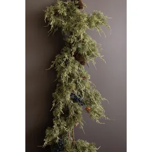 Artificial Juniper Christmas Garland with Berries 5