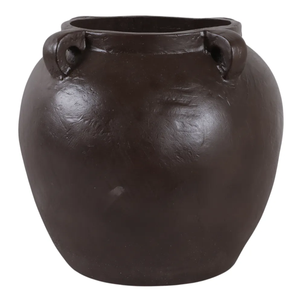 HARLEMRUN BROWN VASE 14 (IN)