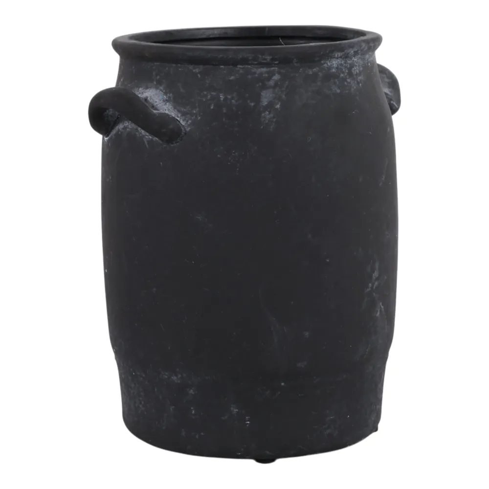 FRAZERCROSS BLACK VASE 9 (IN)