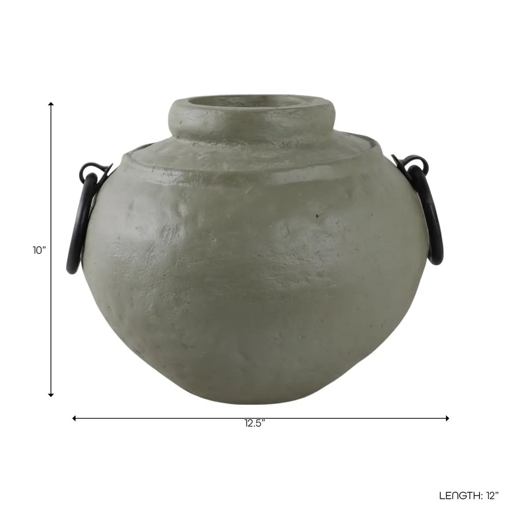 HAROLDWOOD GREEN VASE 10 (IN)