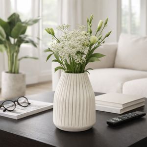 WESTONGATE WHITE VASE 9 (IN) 12
