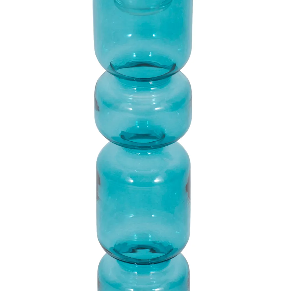 ISLE BLUE CANDLE HOLDER 10 (IN)