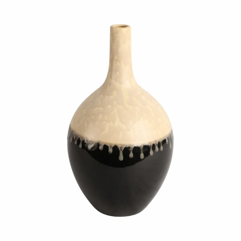 CARSONHAVEN WHITE VASE 14 (IN)