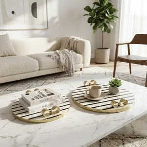 DARRENCLIFF SET OF 2 CREAM TRAY 3 (IN) 12