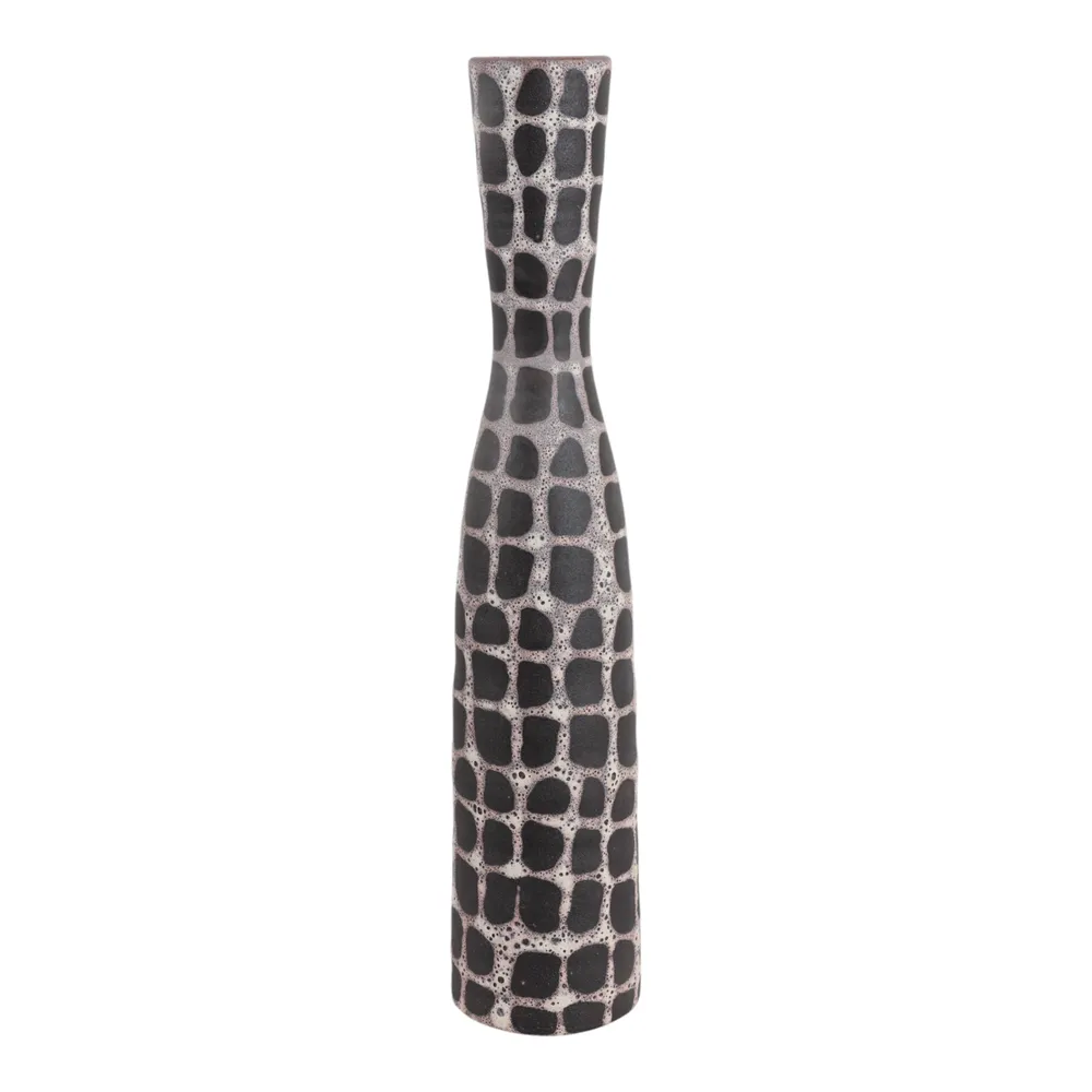 GAINES BLACK VASE 25 (IN)