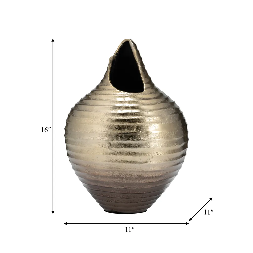 CANTONHAVEN GOLD VASE 16 (IN)