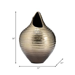 CANTONHAVEN GOLD VASE 16 (IN) 10