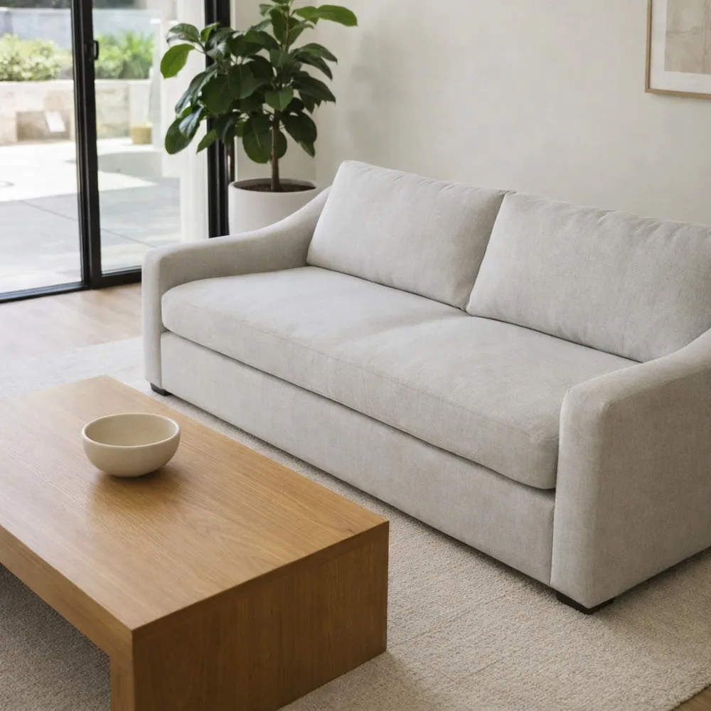 ROMANTON GRAY SOFA 95 (IN)
