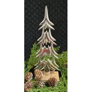 Silver Sparkle Spruce 4x10in 1