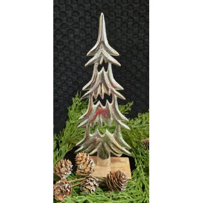 Silver Sparkle Spruce 4x10in
