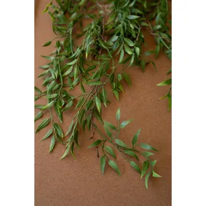 Artificial Green Leaves Spray 3