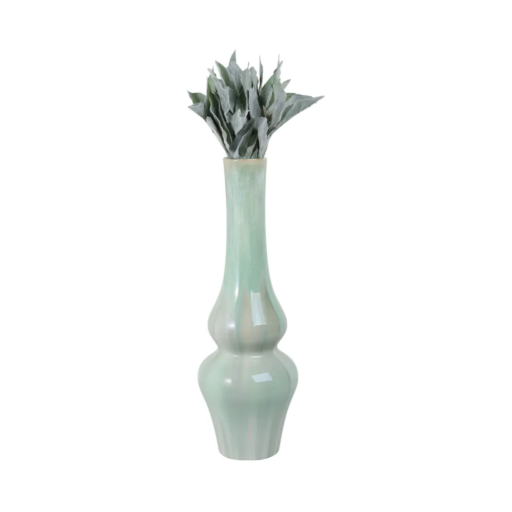 HADFIELDHOLM GREEN VASE 24 (IN)