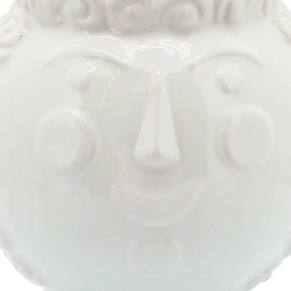 BRADYPARK WHITE PLANTER 7 (IN)