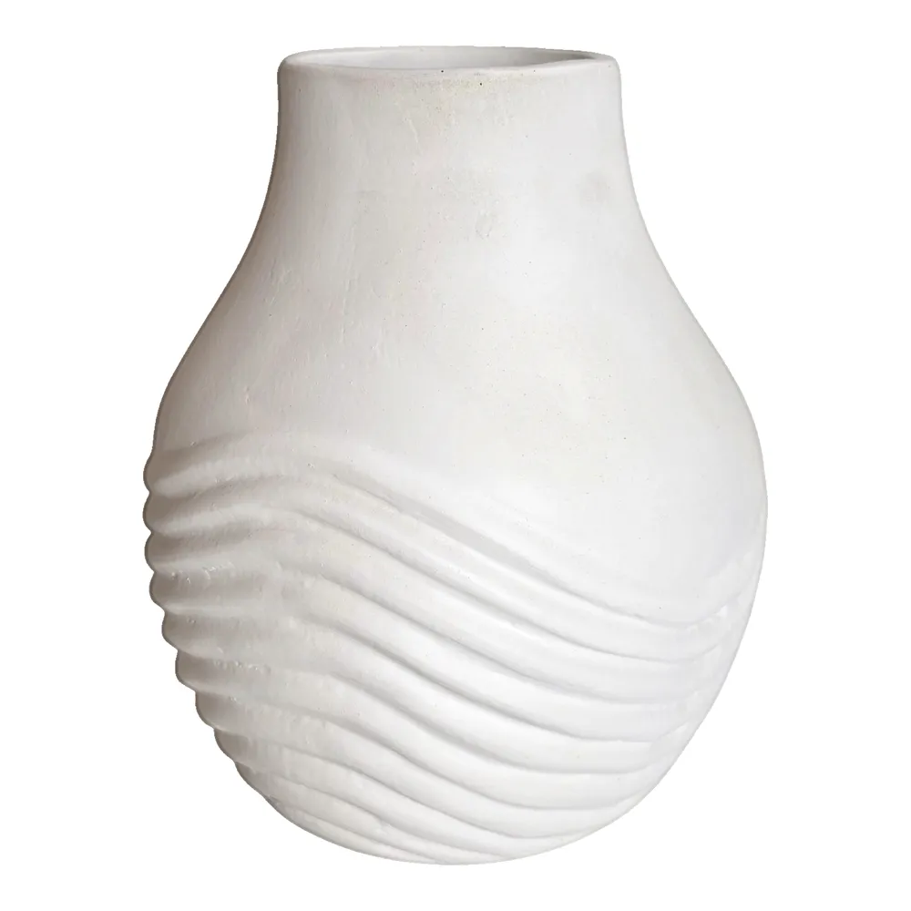 GAIGEWELL WHITE VASE 10 (IN)