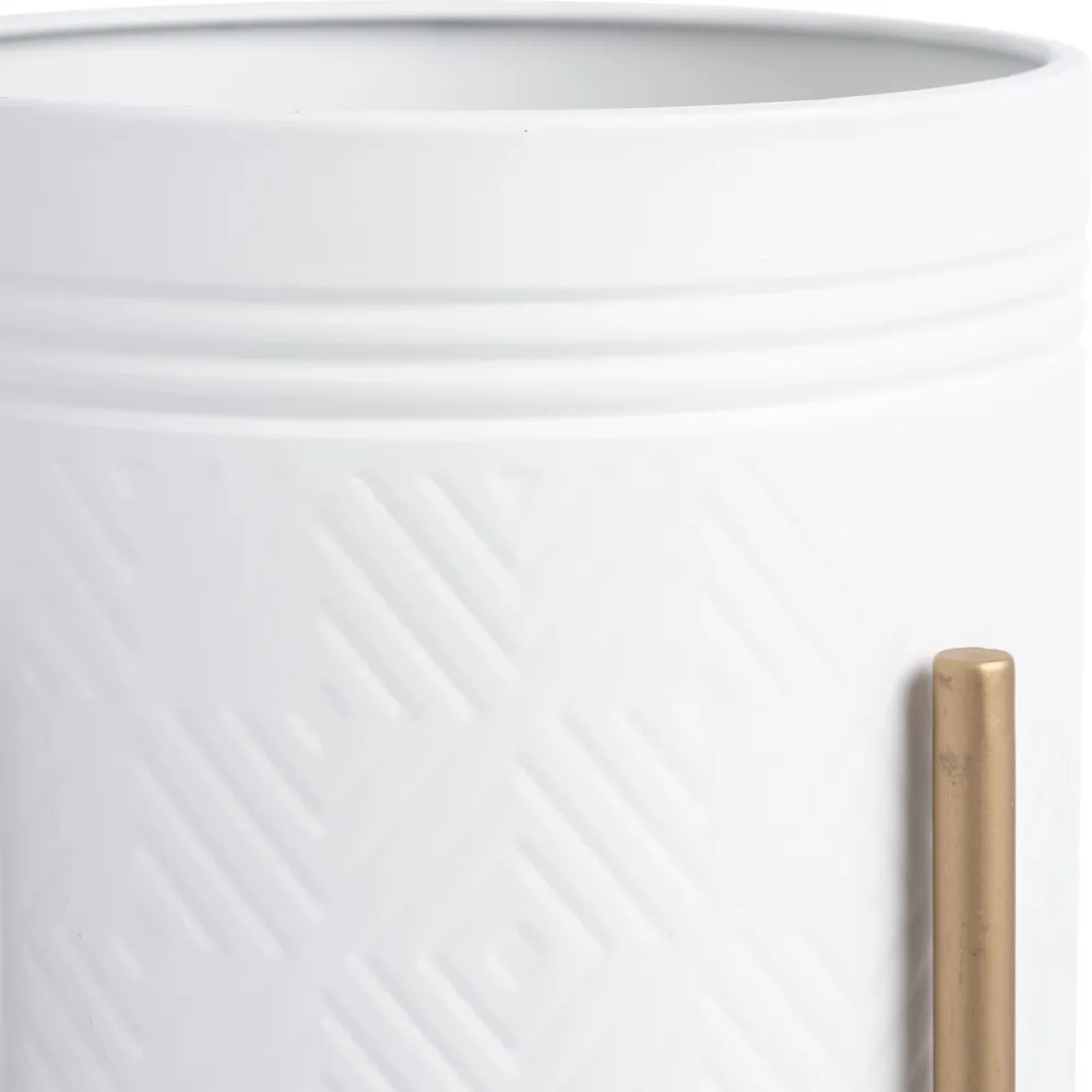 HAYFORDTON SET OF 2 WHITE PLANTER 23 (IN)