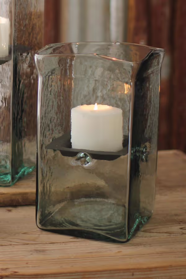 Square Candle Hurricane / Small