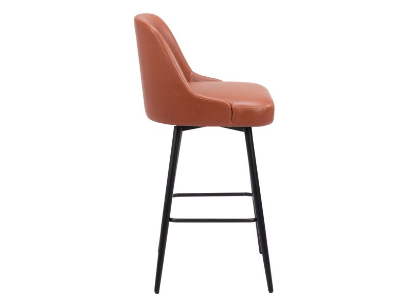 Keppel Swivel Barstool Brown 3