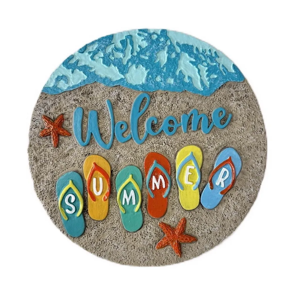 10" WELCOME FLIP FLOP STEPPING STONE
