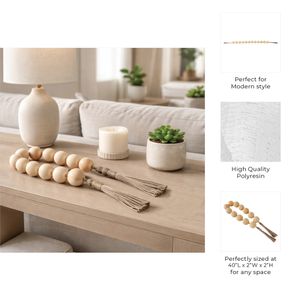 PALMERHAVEN IVORY BEAD 2 (IN) 10