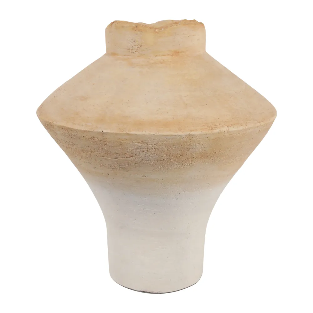 ELDERSHAW WHITE VASE 18 (IN)