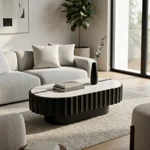 MILLERRUN BLACK COFFEE TABLE 16 (IN) 10