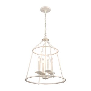 Joanie 17.25'' Wide 4-Light Pendant - Antique White 3