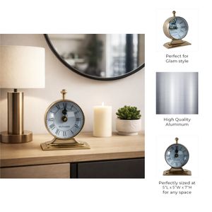AXELFORD GOLD CLOCK 7 (IN) 10
