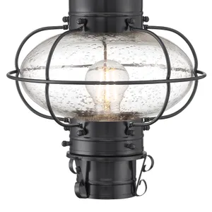 Classic Onion 17.5'' High 1-Light Outdoor Post Light - Gun Metal 4