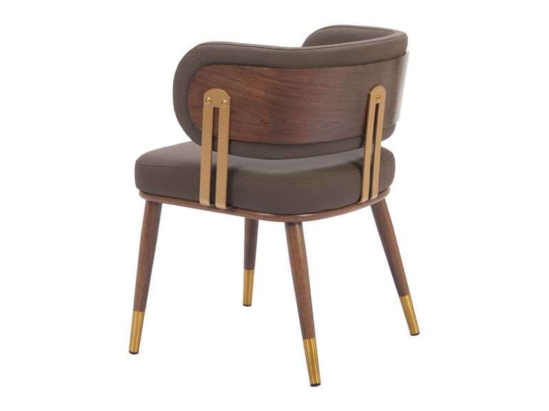 Brew Dining Chair Brown & Walnut 6