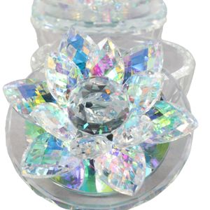 BAIRDCROSS SET OF 2 CLEAR BOXES 4 (IN) 7