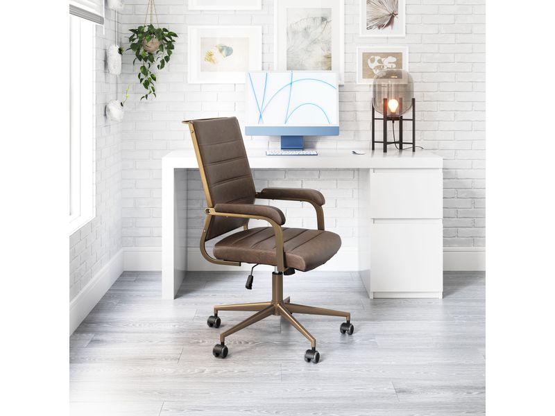 Auction Office Chair Espresso 2