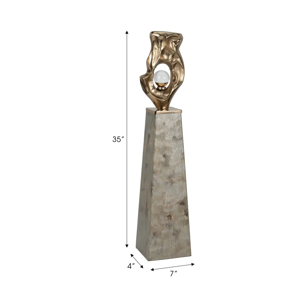 TRUEDALE GOLD VASE 35 (IN)