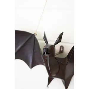 Painted Metal Bat Door Halloween Door Hanger 3