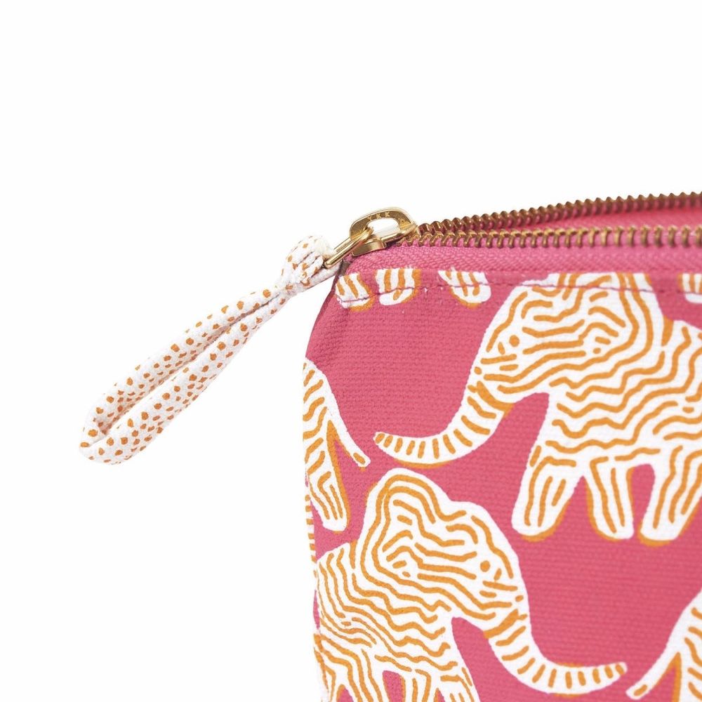 Elephant Large Essential Canvas Pouch