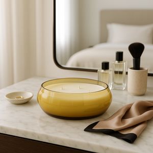 EMMONSCLIFF MIDNIGHT AMBER CANDLE 4 (IN) 12