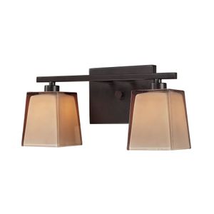 Serenity 13'' Wide 2-Light Vanity Light - Oiled Bronze 1